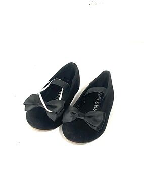 NWT Felix & Flora Black Dress Ballet Flat Shoes Mary Jane Toddler Girl Size 5